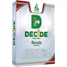 Dhanuka Decide Etofenprox 6% + Diafenthiuron 25% WG Insecticide - 250 g, 500 g and 1 kg