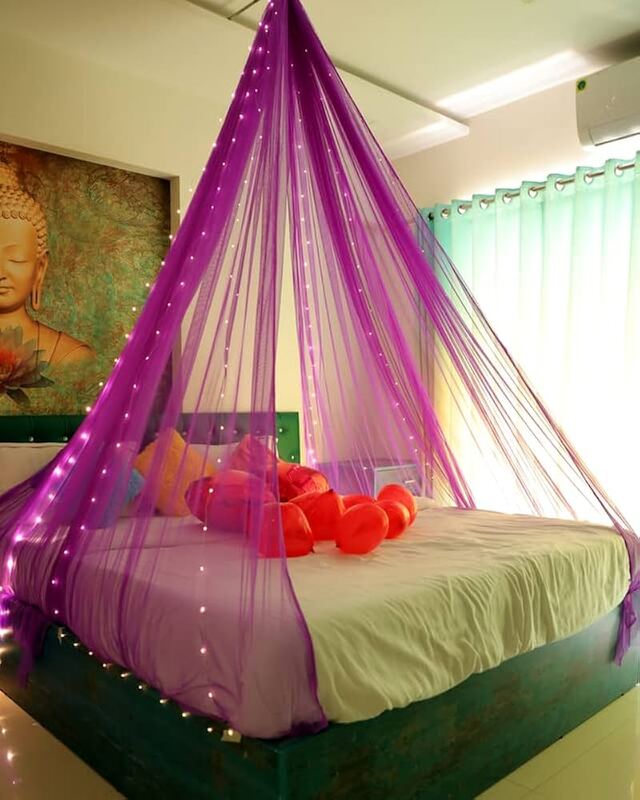 Decoration Net Purple