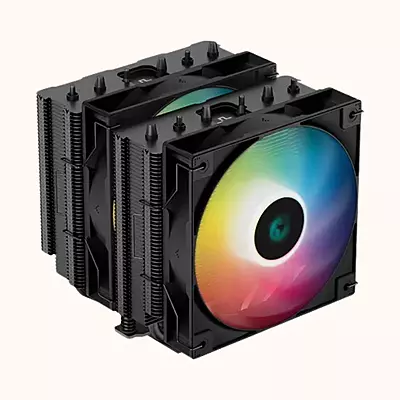 Deepcool ARGB BLACK Dual Fan Aircooler-AG620