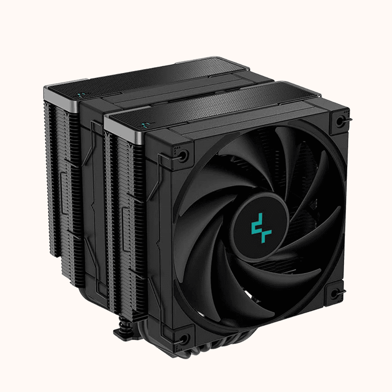 Deepcool Zero Dark 120mm PWM Fans CPU Air Cooler  (AK620)