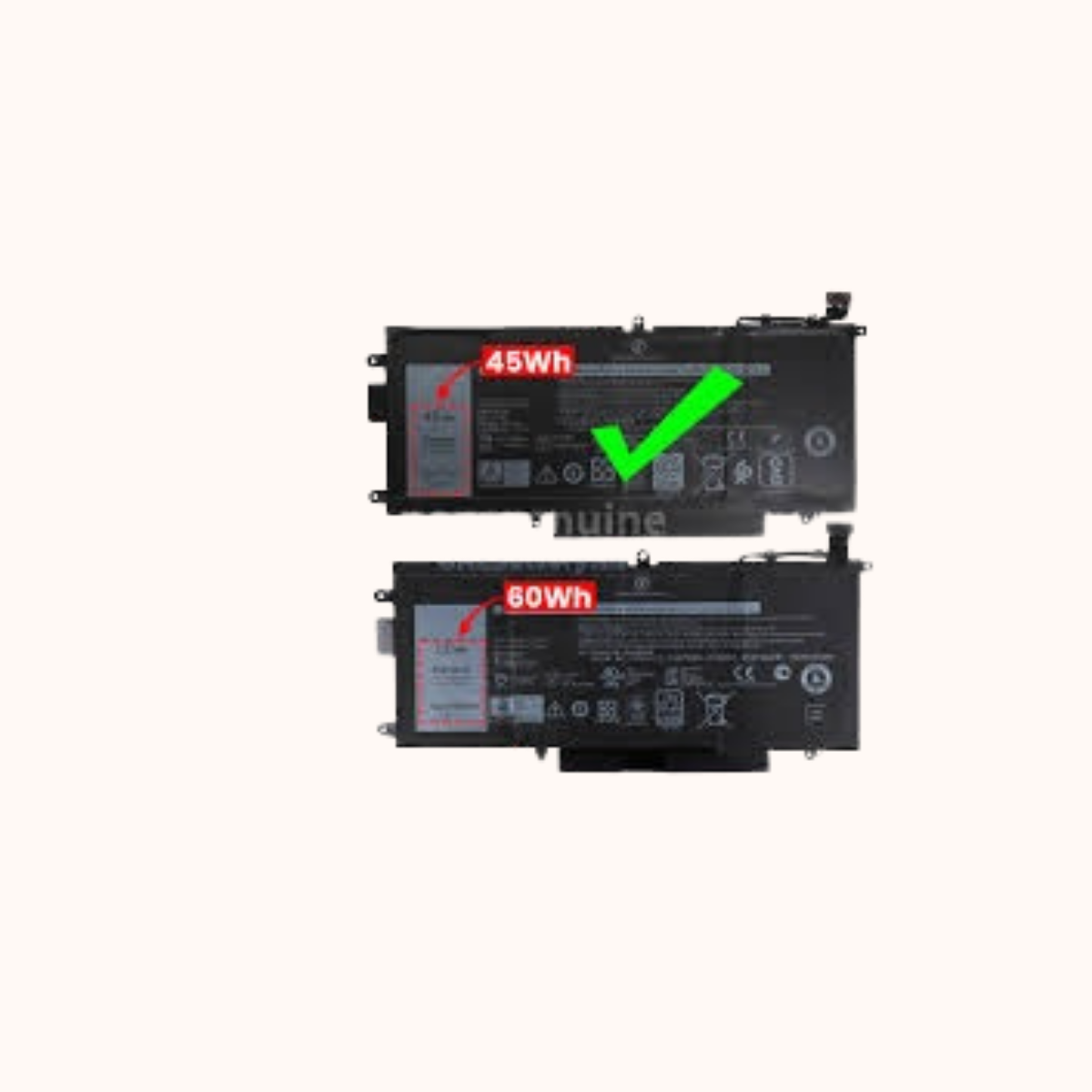 Dell Latitude 7390 Laptop Battery 2 in 1 (F761JR2)
