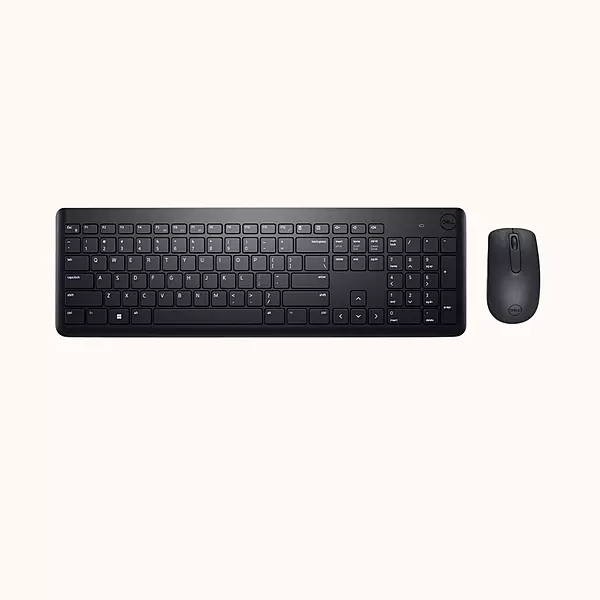 Open Box DELL KM3322W Keyboard & Mouse Combo, Anti-fade & Spill-resistant Keys Wireless Multi-device Keyboard