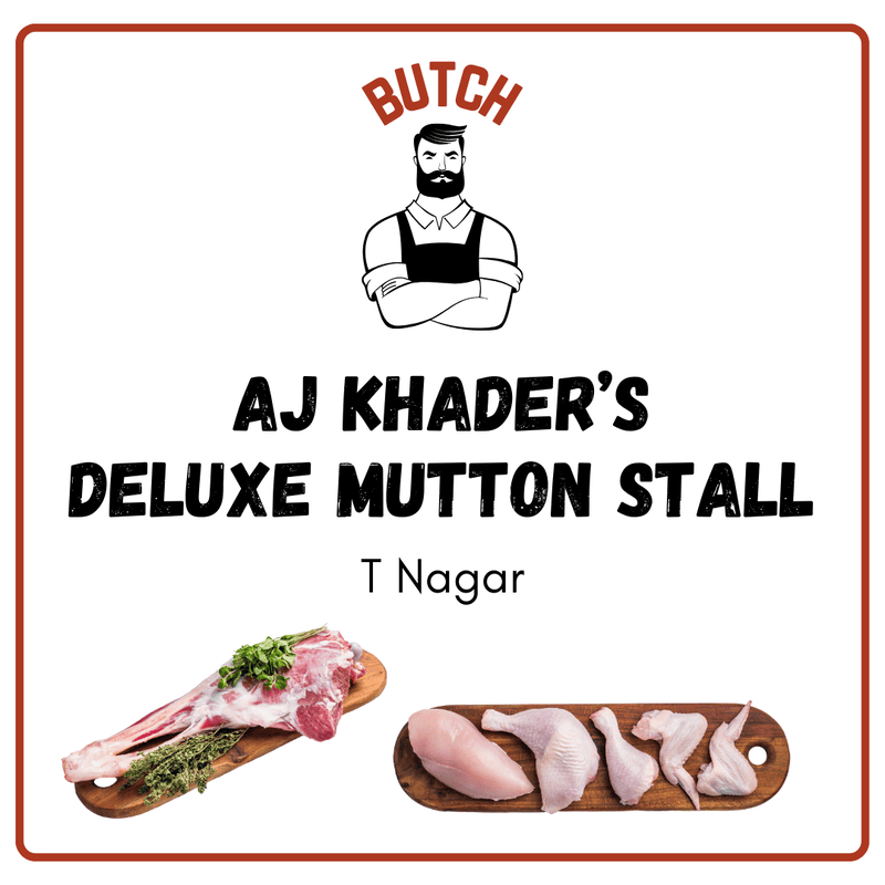 AJ Khader's Deluxe Mutton Stall, T Nagar