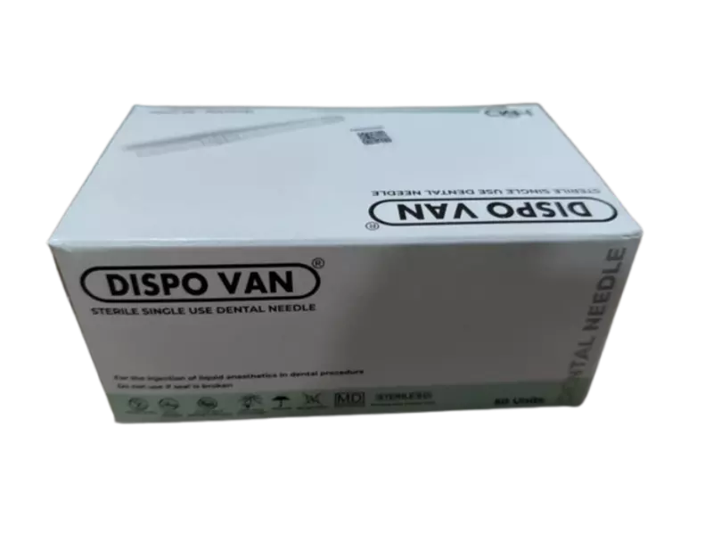 Dispo Van Dental Needles (25mm) - (Pack of 50)