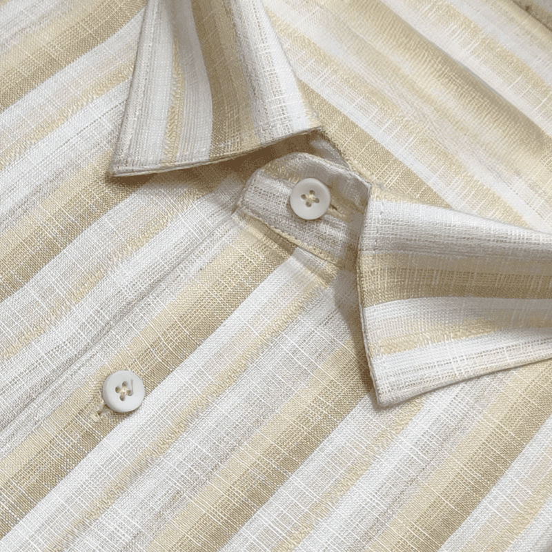 Stripes Cotton Blended Shirt