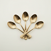 PURE TIN BRONZE DESSERT SPOON (Set Of 6)