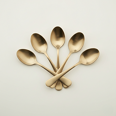 PURE TIN BRONZE DESSERT SPOON (Set Of 6)