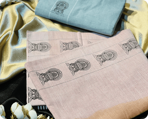 Kathakali Art Dhoti Set