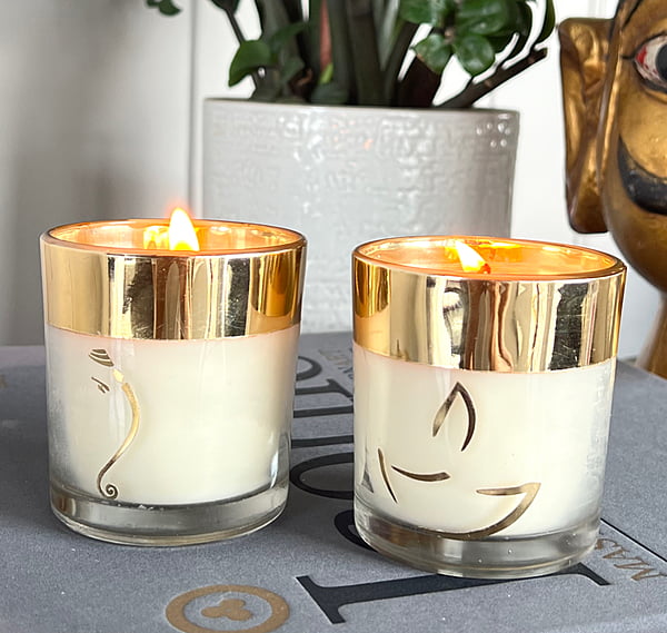 SET OF 2 DEVOTIONAL CANDLES