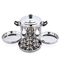 Granny Kitchen Express Stainless Steel Dhokla Maker Idli Cooker | Multipurpose Idli Dhokla Steamer
