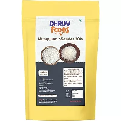 Dhruv Foods Idiyappam / Semige Mix – Soft & Delicious Every Time- 500g