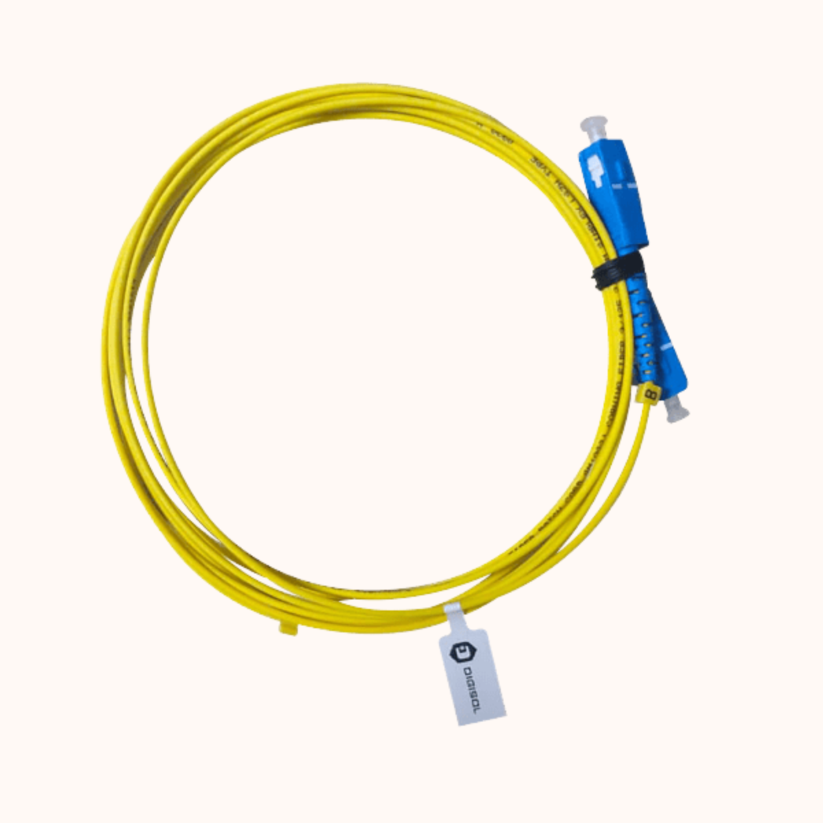 Digisol Channel SCS Patch Cord, SM(OS2), Simplex LC-LC, PC Type, 3M, LSZH