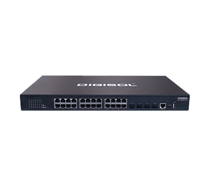 DIGISOL 24 PoE Port L2+ 10G Access Switch – DG-GS4628HPE-XS