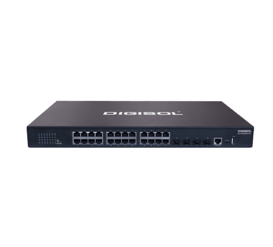 DIGISOL 24 PoE Port L2+ 10G Access Switch – DG-GS4628HPE-XS