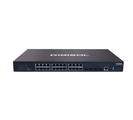 DIGISOL 24 PoE Port L2+ 10G Access Switch – DG-GS4628HPE-XS
