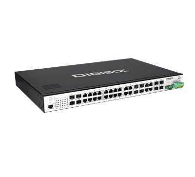 Digisol 24 Port L3-lite Stackable Managed Rack Mount Industrial Switch – DG-IS4628SE