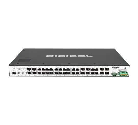 Digisol 24 Port L3-lite Stackable Managed Rack Mount Industrial Switch – DG-IS4628SE