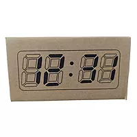 Zigdeal Digital Clock – Clear LED Display  Alarm Function  Desk & Bedside Use