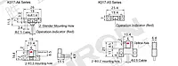SiRON K017-A Series Groove Sensor Groove Type 6mm Slot Width