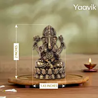 Lord Ganesha – Auspicious Beginnings | Fine Brass | 2.5”