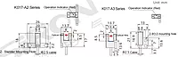 SiRON K017-A Series Groove Sensor Groove Type 6mm Slot Width