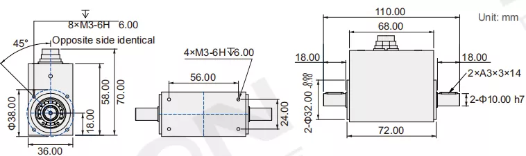 SiRON K103-7 Series Dynamic Torque Sensor