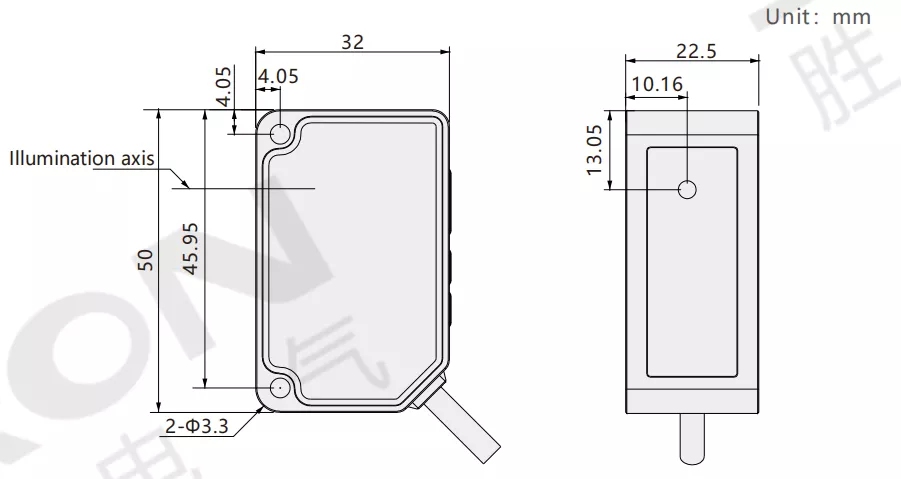 SiRON K051-21~K051-23 Series Triangulation Displacement Sensor