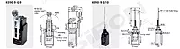 SiRON K090-9-G Series Vertical Limit Switch
