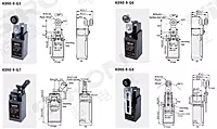 SiRON K090-9-G Series Vertical Limit Switch
