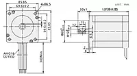 SiRON M271-86 Series Three-phase Stepper Motor