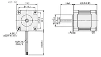 SiRON M270-39 Series Two-phase Stepper Motor