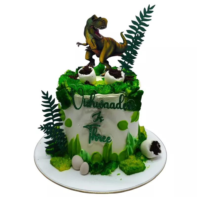 Dinosaurs Theme Cake