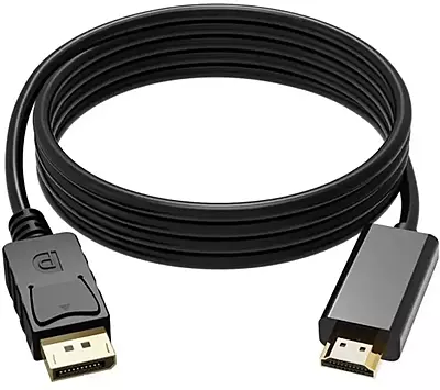 Display Port Male to HDMI 2.0 Male Cable supports resolutions upto 3840x2160 @60Hz Display Port Male to HDMI 2.0 Male Cable supports resolutions upto 3840x2160 @60Hz