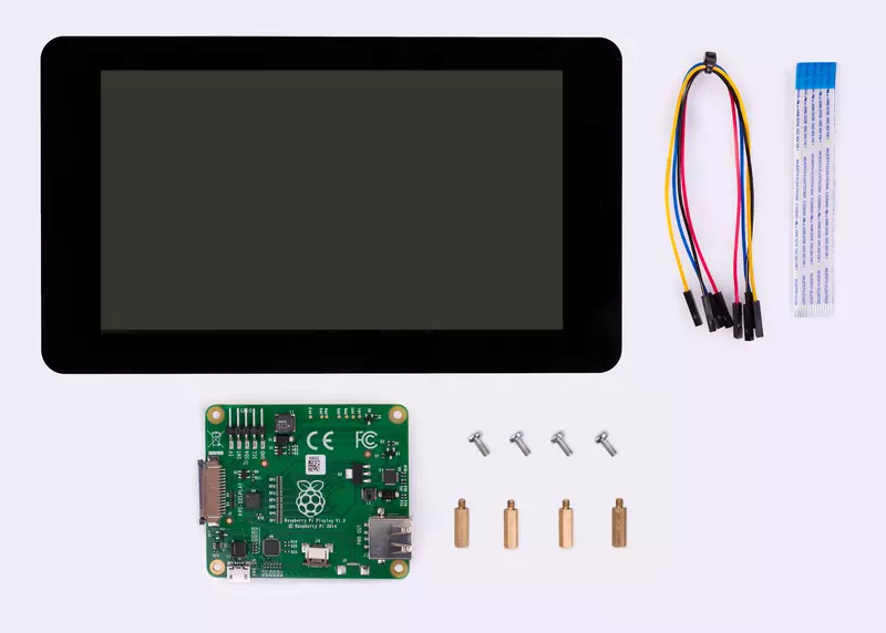 7 Official Raspberry Pi Display with Capacitive Touchscreen