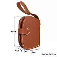 The Nomad Tan Leather Wristlet Wallet