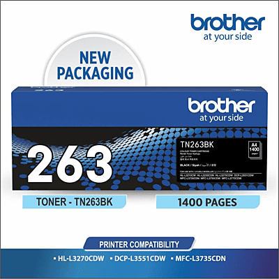 BROTHER Toner Cartridge Black (TN-263)