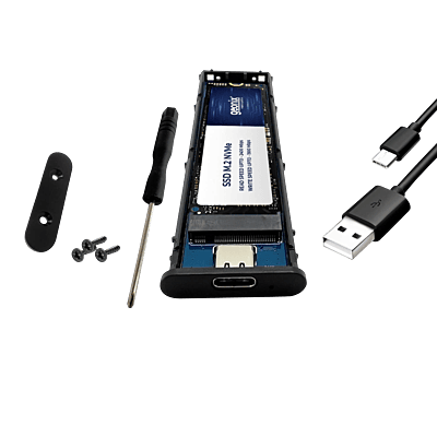 Geonix External NVMe SSD Enclosure, NVMe Enclosure Geonix External NVMe SSD Enclosure, NVMe Enclosure