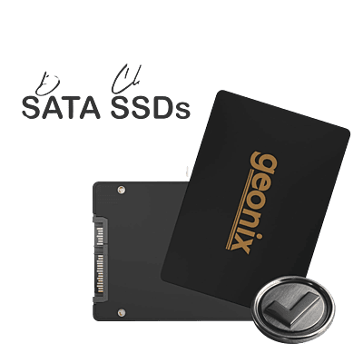 Geonix SATA 2.5", 6Gb/s, 570/500 MB/s,128 GB, Quad Channel, PC/Laptop, 5 Years Warranty