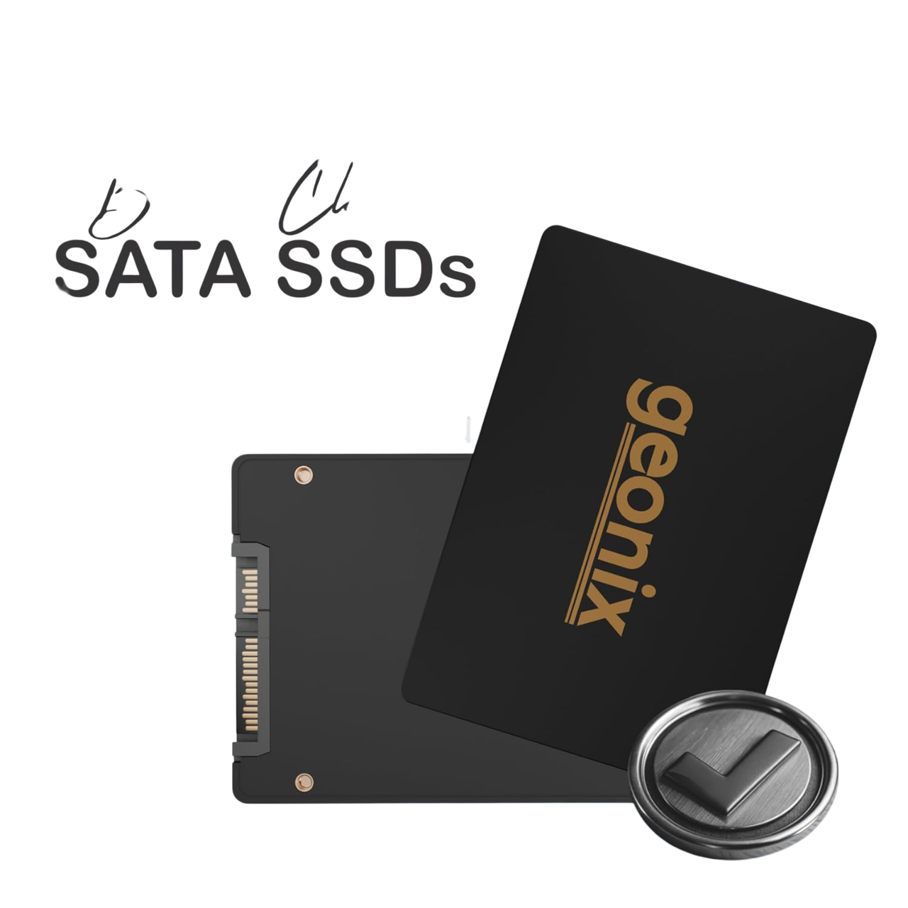 Geonix SATA 2.5", 6Gb/s, 570/500 MB/s,128 GB, Quad Channel, PC/Laptop, 5 Years Warranty