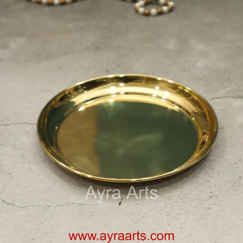 Pure Brass Pooja Plate Thali