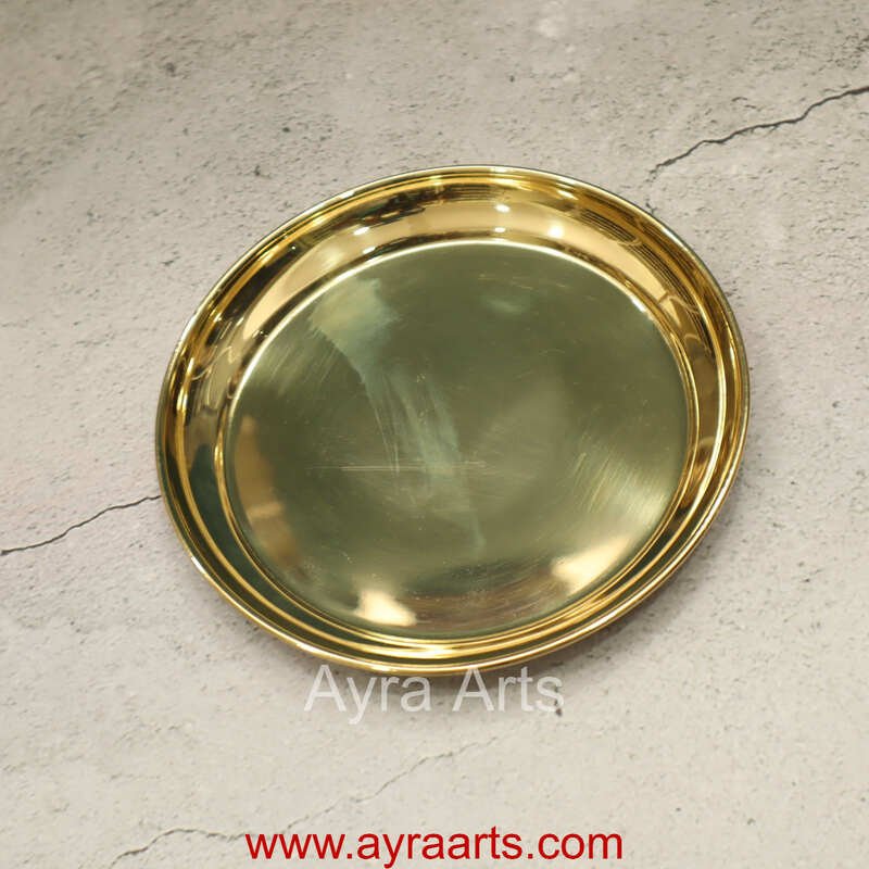 Pure Brass Pooja Plate Thali