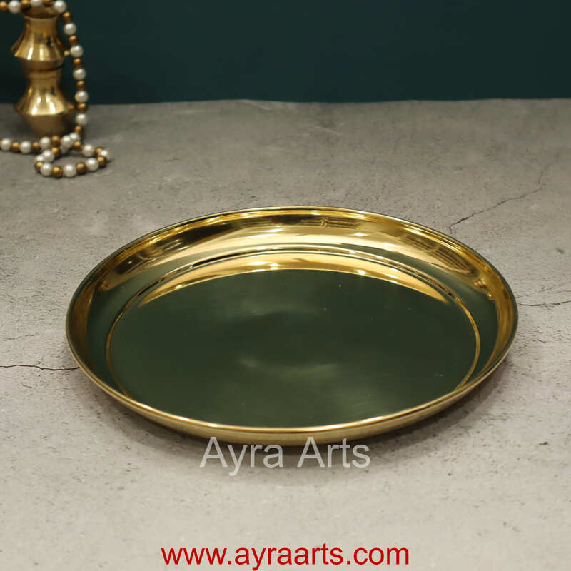 Pure Brass Pooja Plate Thali