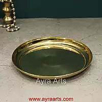 Pure Brass Pooja Plate Thali