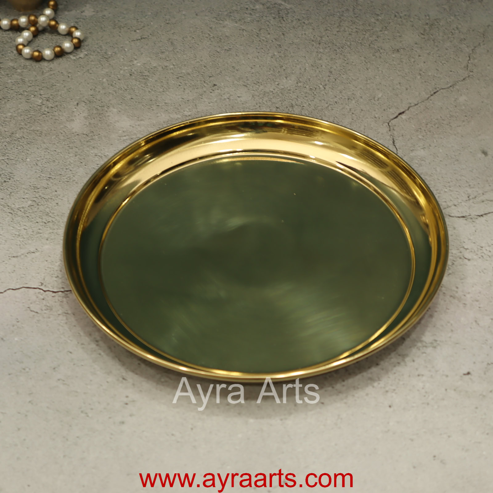Pure Brass Pooja Plate Thali