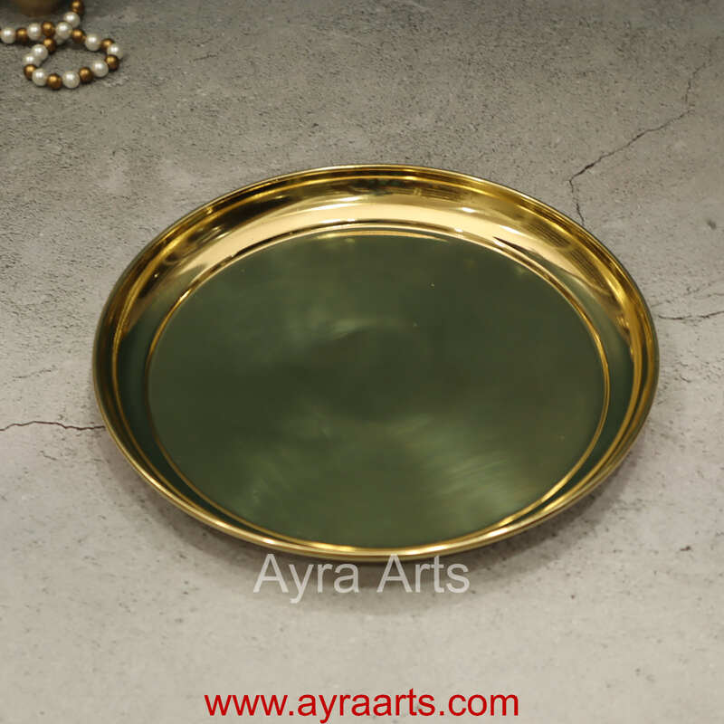 Pure Brass Pooja Plate Thali