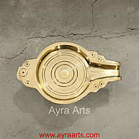 Brass Abhishek Patra for Pooja/Abhishekam Tray Stand for God Idols