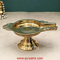 Brass Abhishek Patra for Pooja/Abhishekam Tray Stand for God Idols