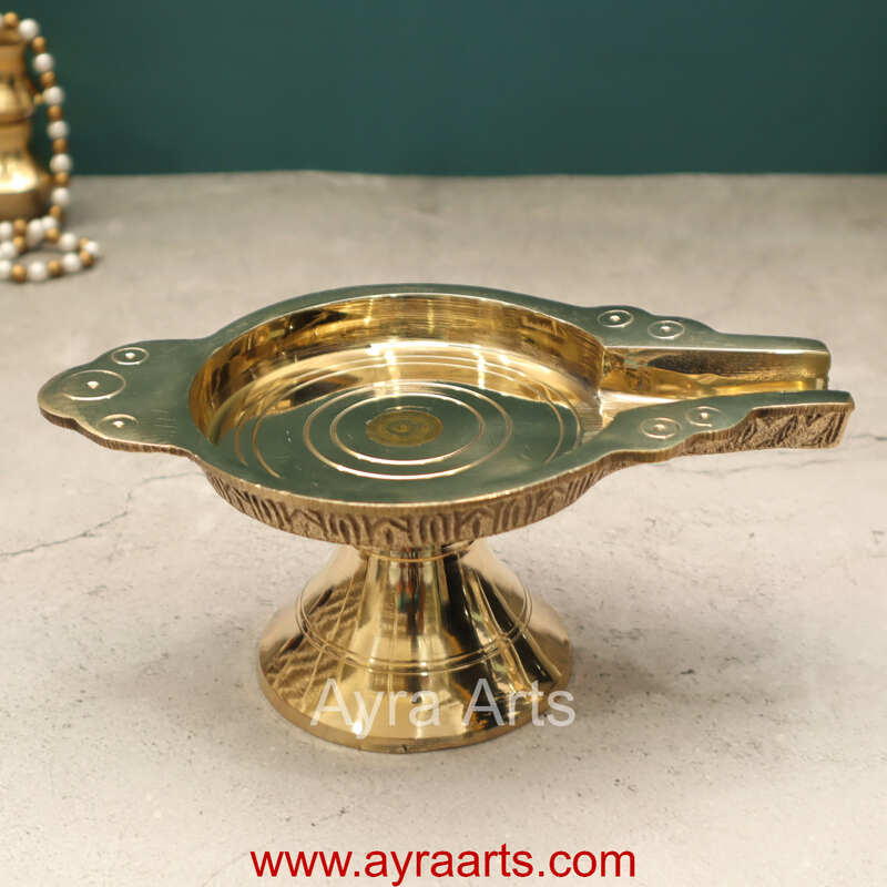 Brass Abhishek Patra for Pooja/Abhishekam Tray Stand for God Idols