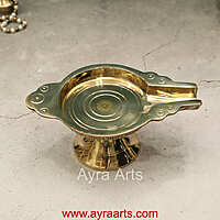 Brass Abhishek Patra for Pooja/Abhishekam Tray Stand for God Idols