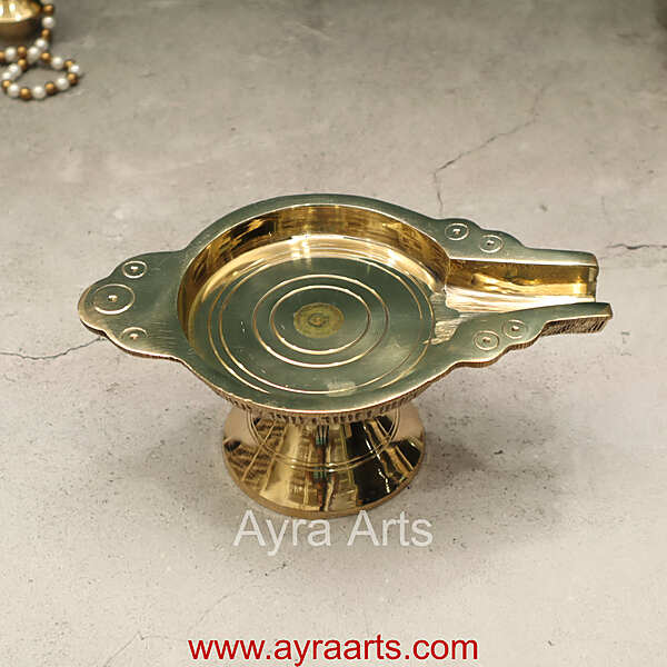 Brass Abhishek Patra for Pooja/Abhishekam Tray Stand for God Idols